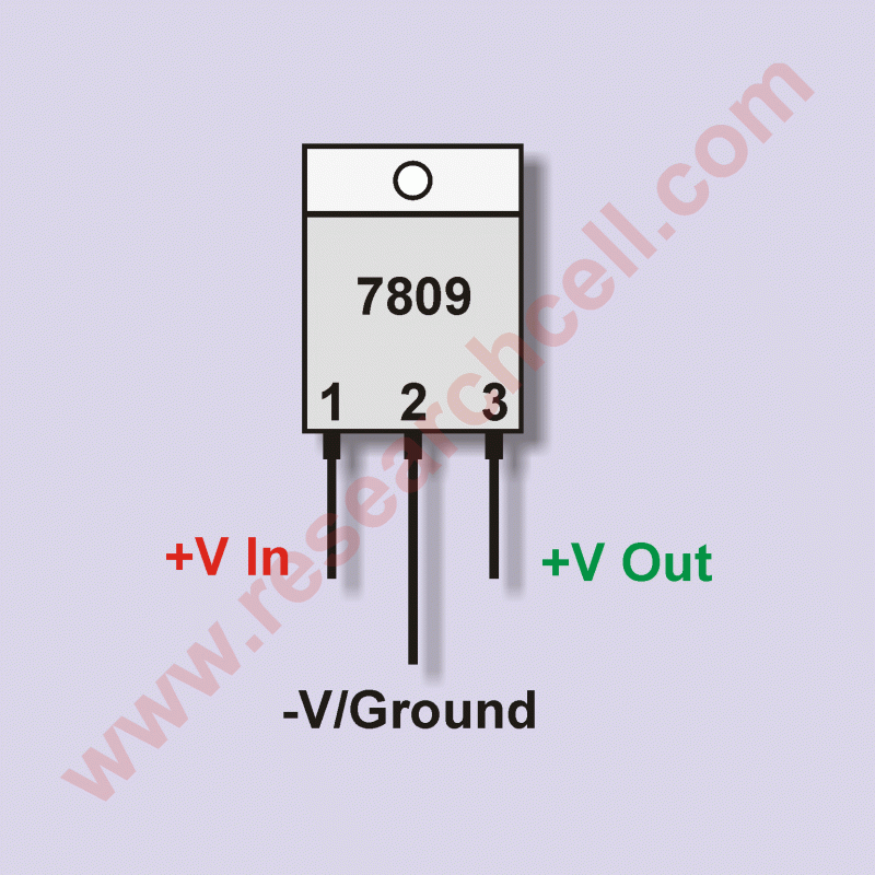 7809 Pin and Circuit Diagram